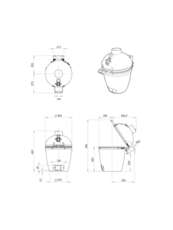 Barbecue Charbon SMALL - Big Green Egg
