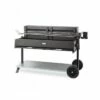 Barbecue + Chariot Méchoui 120x32 Noir - Le Marquier -France Barbecue Soldes 2024 barbecue chariot mechoui 120x32 noir le marquier
