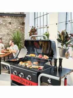 Barbecue Hybride Gaz & Charbon "Gas2Coal 2.0 330" - Char-Broil -France Barbecue Soldes 2024 barbecue gaz gas2coal 330 char broil 2