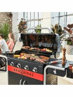 Barbecue Hybride Gaz & Charbon "Gas2Coal 2.0 440" - Char-Broil -France Barbecue Soldes 2024 barbecue hybride gaz charbon gas2coal 2 0 440 char broil 4