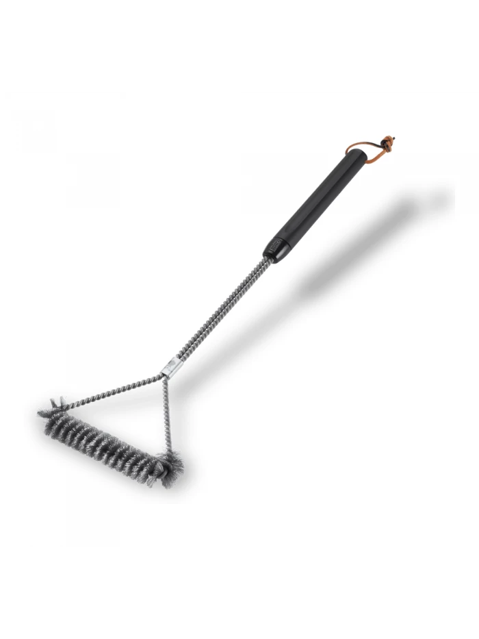 Brosse De Nettoyage Inox Triangulaire En Forme De T, 46 Cm, Poils Acier Inoxydable - Weber 3 Brosse De Nettoyage Inox Triangulaire En Forme De T, 46 Cm, Poils Acier Inoxydable - Weber
