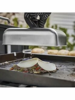 Couvercle De Cuisson Pour Plancha - Weber -France Barbecue Soldes 2024 couvercle de cuisson pour plancha weber 1