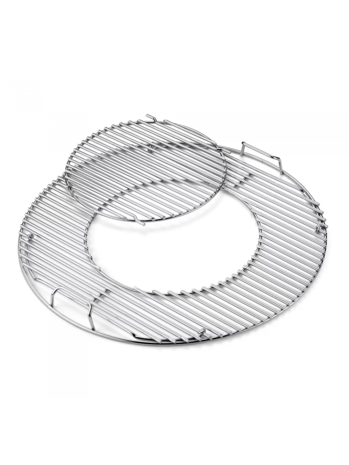 Grille De Cuisson Gourmet Pour Barbecue Charbon Ø57 Cm - Weber 3 Grille De Cuisson Gourmet Pour Barbecue Charbon Ø57 Cm - Weber