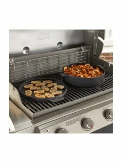 Cocotte 2 En 1 En Fonte D'acier Pour Gourmet BBQ System - WEBER 15 Cocotte 2 En 1 En Fonte D'acier Pour Gourmet BBQ System - WEBER -France Barbecue Soldes 2024 grille de saisie weber en fonte d acier pour gourmet bbq system 12