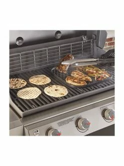 Combiné Grill & Plancha - WEBER 13 Combiné Grill & Plancha - WEBER -France Barbecue Soldes 2024 grille de saisie weber en fonte d acier pour gourmet bbq system 5