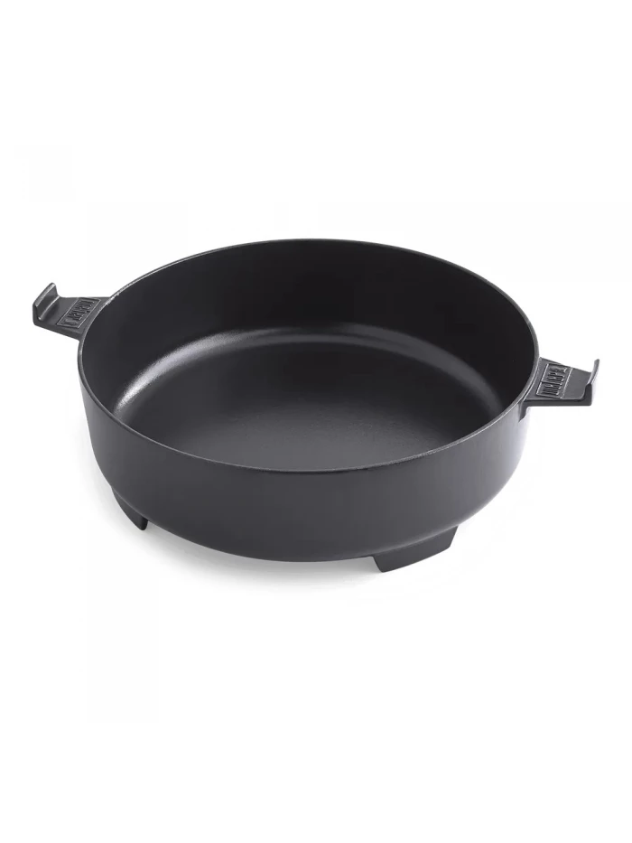Cocotte 2 En 1 En Fonte D'acier Pour Gourmet BBQ System - WEBER 4 Cocotte 2 En 1 En Fonte D'acier Pour Gourmet BBQ System - WEBER – Image 2