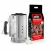 Kit Cheminée D'allumage Rapidfire Avec 2 Kg De Briquettes + Cubes Allume-feux - Weber