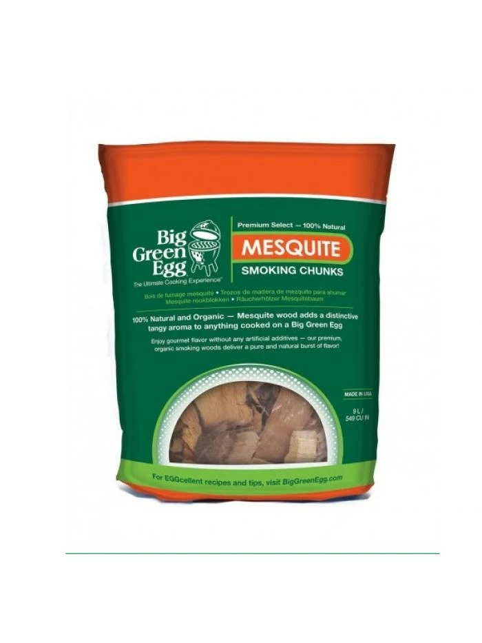 Morceaux De Bois Mesquite 9L - Big Green Egg 3 Morceaux De Bois Mesquite 9L - Big Green Egg