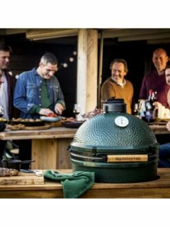 PACK Table Eucalyptus LARGE + ConvEGGtor - Big Green Egg -France Barbecue Soldes 2024 pack table acacia large conveggtor big green egg 1