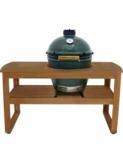 PACK Table Eucalyptus LARGE + ConvEGGtor - Big Green Egg -France Barbecue Soldes 2024 pack table acacia large conveggtor big green egg 2