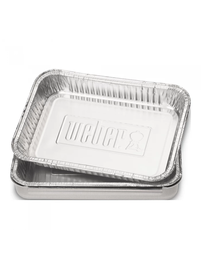 Petites Barquettes En Aluminium 10 Pièces - Weber 3 Petites Barquettes En Aluminium 10 Pièces - Weber