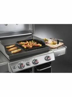 Plancha Deluxe Universelle En Fonte Émaillée - Weber -France Barbecue Soldes 2024 plancha weber universelle en fonte maille 2