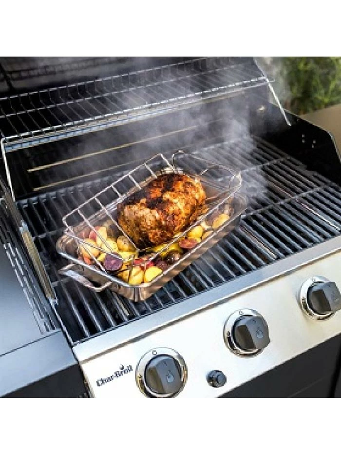 Support Pour Côtelettes Et Rôti GRILL+® - Char-Broil 3 Support Pour Côtelettes Et Rôti GRILL+® - Char-Broil