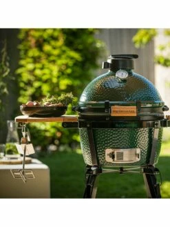 Tablettes Latérales Acacia MiniMax - Big Green Egg -France Barbecue Soldes 2024 tablettes laterales acacia mx big green egg 1