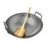 Wok Acier Carbone Avec Sa Spatule - Big-Green-Egg -France Barbecue Soldes 2024 wok acier carbone big green egg